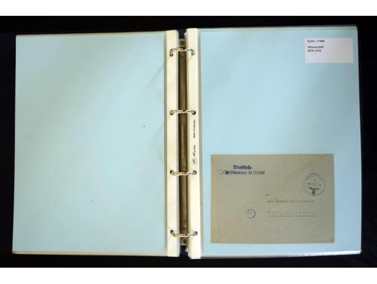 1920/1944, umfangreiche Sammlung "Marine-Schiffspost" mit über 100 Briefen und Karten mit entsprechenden Schiffspost-Stempeln