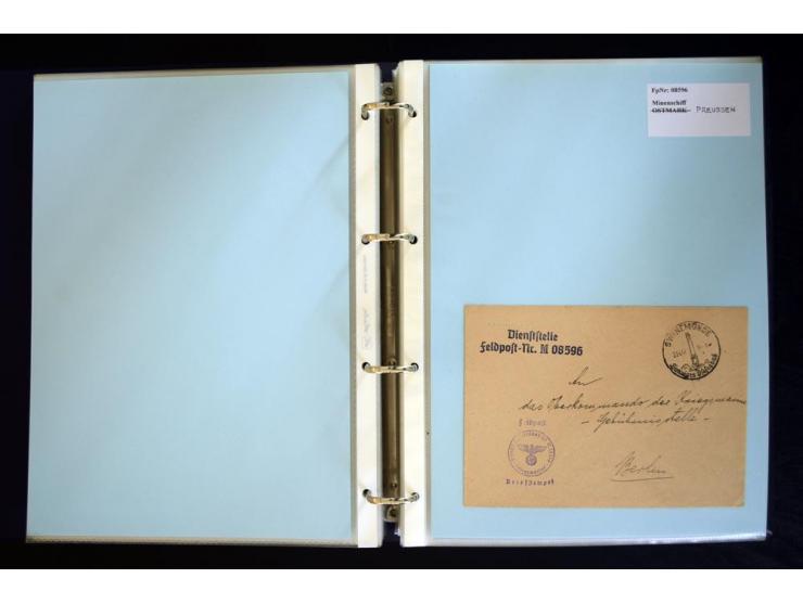 1920/1944, umfangreiche Sammlung "Marine-Schiffspost" mit über 100 Briefen und Karten mit entsprechenden Schiffspost-Stempeln