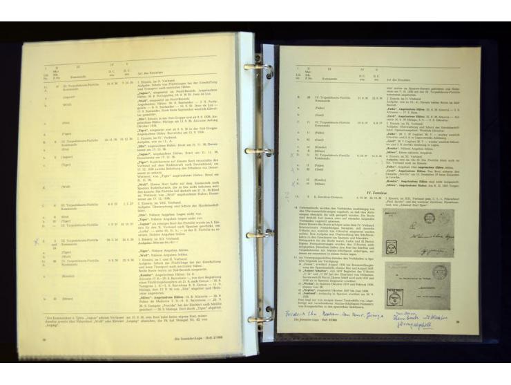 1920/1944, umfangreiche Sammlung "Marine-Schiffspost" mit über 100 Briefen und Karten mit entsprechenden Schiffspost-Stempeln