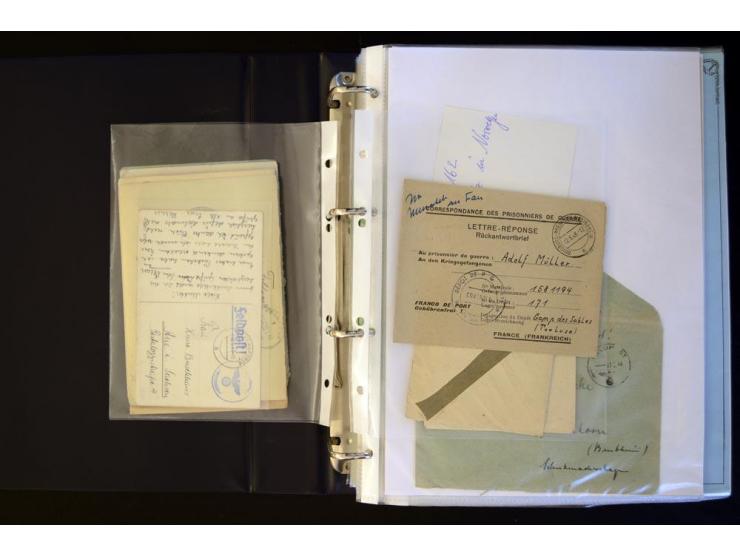 1920/1944, umfangreiche Sammlung "Marine-Schiffspost" mit über 100 Briefen und Karten mit entsprechenden Schiffspost-Stempeln
