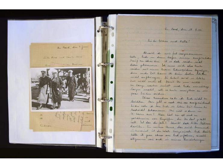 1920/1944, umfangreiche Sammlung "Marine-Schiffspost" mit über 100 Briefen und Karten mit entsprechenden Schiffspost-Stempeln