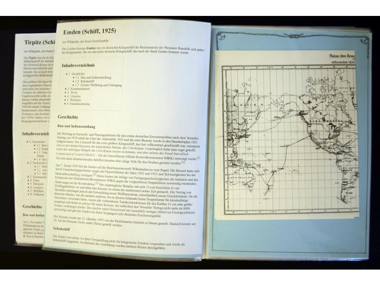 1920/1944, umfangreiche Sammlung "Marine-Schiffspost" mit über 100 Briefen und Karten mit entsprechenden Schiffspost-Stempeln