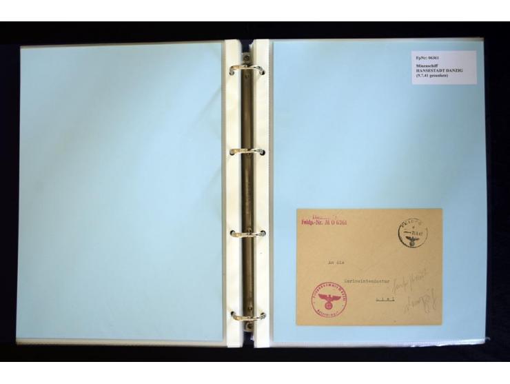 1920/1944, umfangreiche Sammlung "Marine-Schiffspost" mit über 100 Briefen und Karten mit entsprechenden Schiffspost-Stempeln