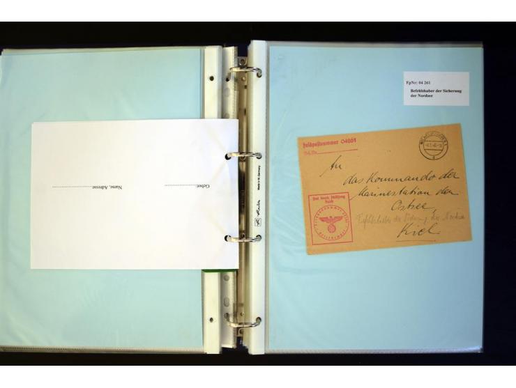 1920/1944, umfangreiche Sammlung "Marine-Schiffspost" mit über 100 Briefen und Karten mit entsprechenden Schiffspost-Stempeln
