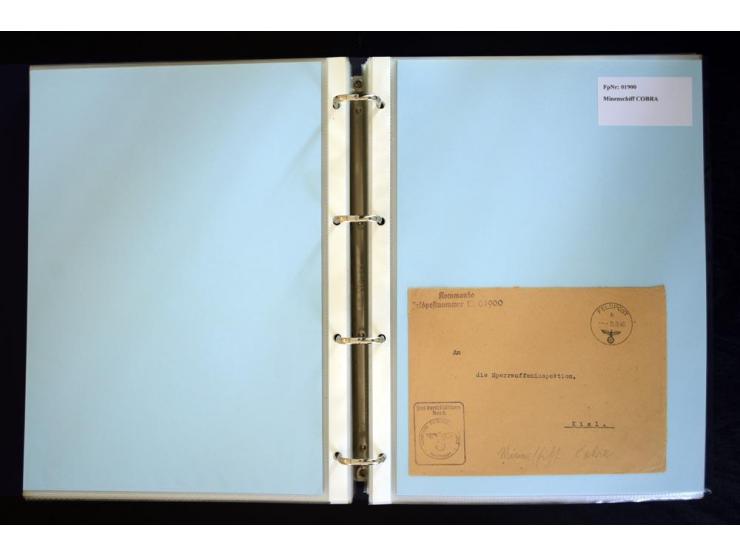 1920/1944, umfangreiche Sammlung "Marine-Schiffspost" mit über 100 Briefen und Karten mit entsprechenden Schiffspost-Stempeln