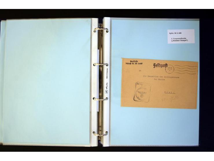 1920/1944, umfangreiche Sammlung "Marine-Schiffspost" mit über 100 Briefen und Karten mit entsprechenden Schiffspost-Stempeln