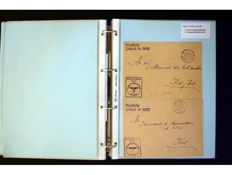 1920/1944, umfangreiche Sammlung "Marine-Schiffspost" mit über 100 Briefen und Karten mit entsprechenden Schiffspost-Stempeln