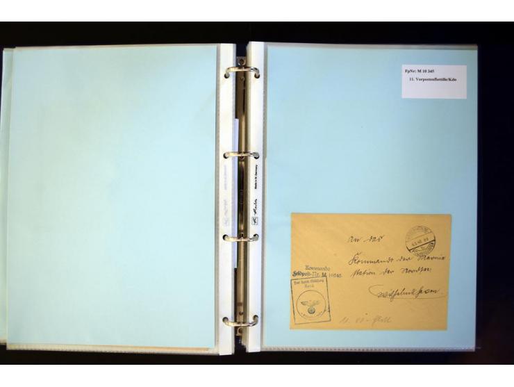 1920/1944, umfangreiche Sammlung "Marine-Schiffspost" mit über 100 Briefen und Karten mit entsprechenden Schiffspost-Stempeln