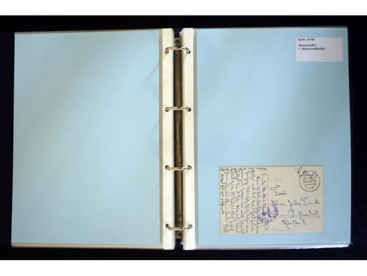1920/1944, umfangreiche Sammlung "Marine-Schiffspost" mit über 100 Briefen und Karten mit entsprechenden Schiffspost-Stempeln