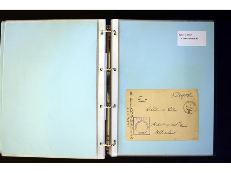 1920/1944, umfangreiche Sammlung "Marine-Schiffspost" mit über 100 Briefen und Karten mit entsprechenden Schiffspost-Stempeln