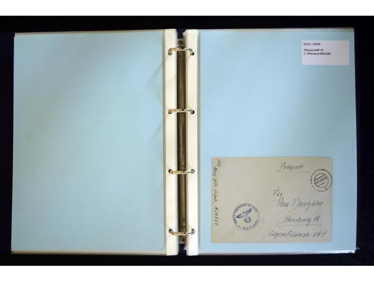 1920/1944, umfangreiche Sammlung "Marine-Schiffspost" mit über 100 Briefen und Karten mit entsprechenden Schiffspost-Stempeln