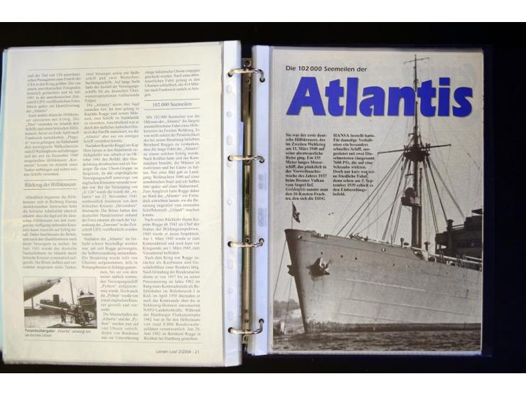1920/1944, umfangreiche Sammlung "Marine-Schiffspost" mit über 100 Briefen und Karten mit entsprechenden Schiffspost-Stempeln
