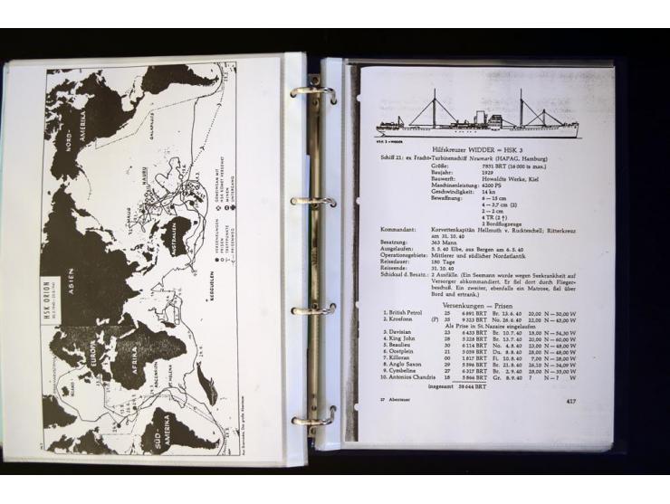 1920/1944, umfangreiche Sammlung "Marine-Schiffspost" mit über 100 Briefen und Karten mit entsprechenden Schiffspost-Stempeln