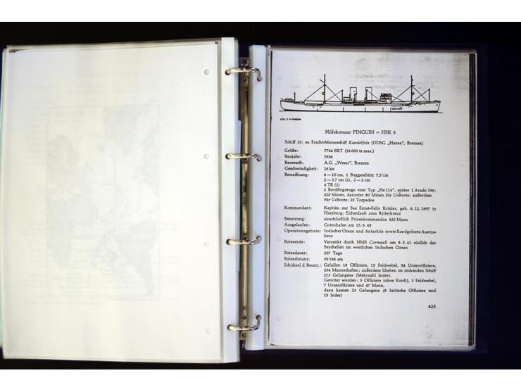1920/1944, umfangreiche Sammlung "Marine-Schiffspost" mit über 100 Briefen und Karten mit entsprechenden Schiffspost-Stempeln
