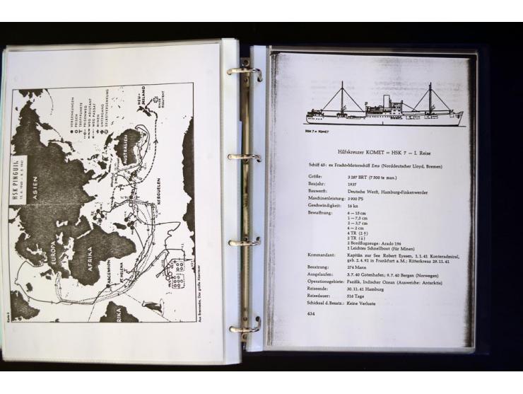 1920/1944, umfangreiche Sammlung "Marine-Schiffspost" mit über 100 Briefen und Karten mit entsprechenden Schiffspost-Stempeln