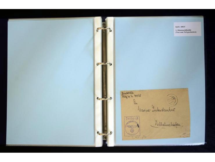 1920/1944, umfangreiche Sammlung "Marine-Schiffspost" mit über 100 Briefen und Karten mit entsprechenden Schiffspost-Stempeln