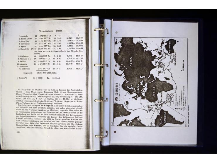 1920/1944, umfangreiche Sammlung "Marine-Schiffspost" mit über 100 Briefen und Karten mit entsprechenden Schiffspost-Stempeln