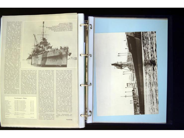 1920/1944, umfangreiche Sammlung "Marine-Schiffspost" mit über 100 Briefen und Karten mit entsprechenden Schiffspost-Stempeln