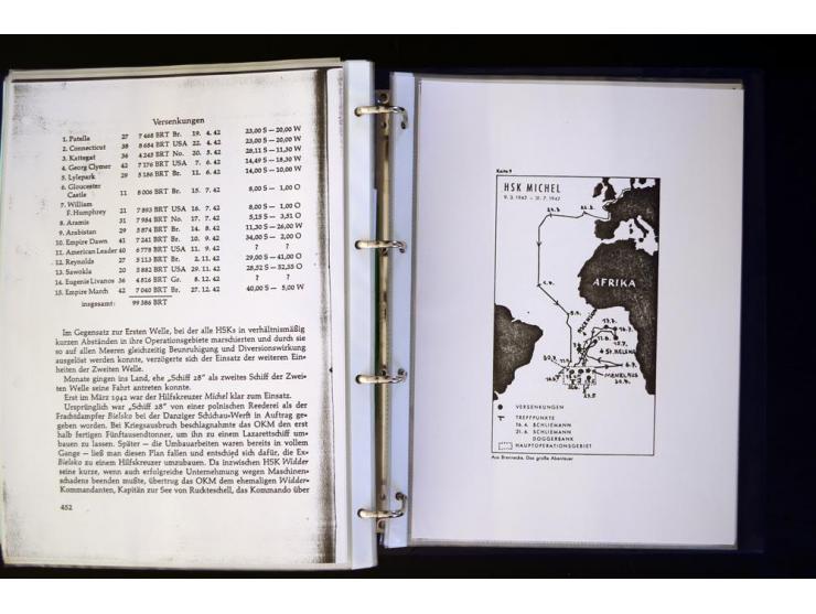 1920/1944, umfangreiche Sammlung "Marine-Schiffspost" mit über 100 Briefen und Karten mit entsprechenden Schiffspost-Stempeln