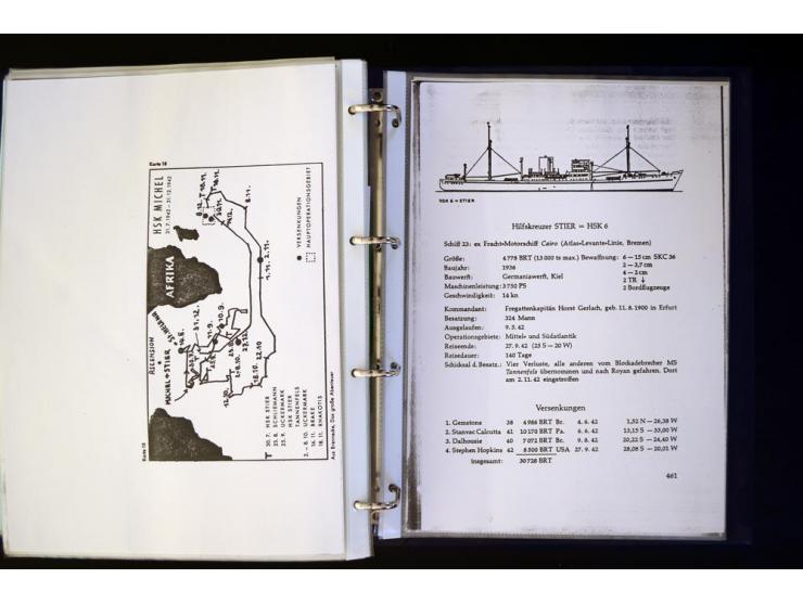 1920/1944, umfangreiche Sammlung "Marine-Schiffspost" mit über 100 Briefen und Karten mit entsprechenden Schiffspost-Stempeln