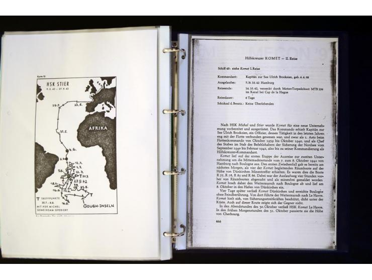 1920/1944, umfangreiche Sammlung "Marine-Schiffspost" mit über 100 Briefen und Karten mit entsprechenden Schiffspost-Stempeln