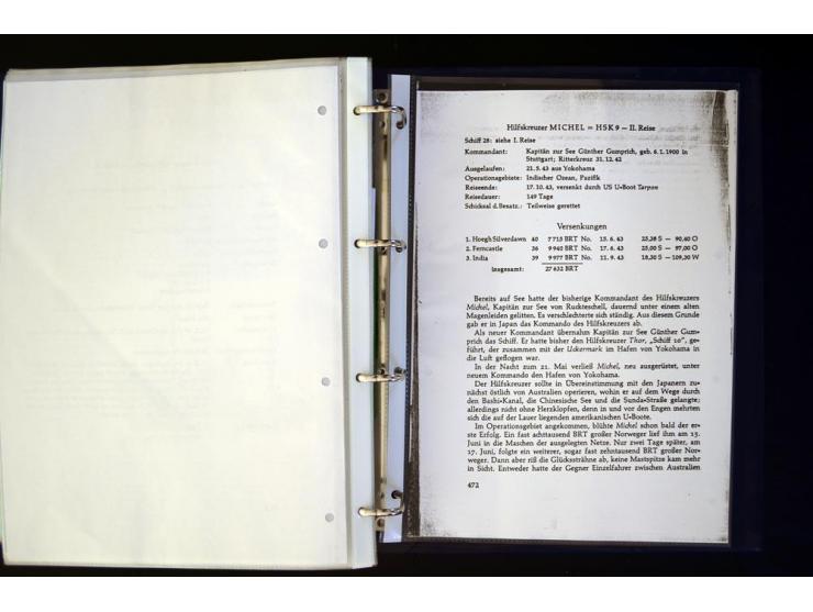 1920/1944, umfangreiche Sammlung "Marine-Schiffspost" mit über 100 Briefen und Karten mit entsprechenden Schiffspost-Stempeln