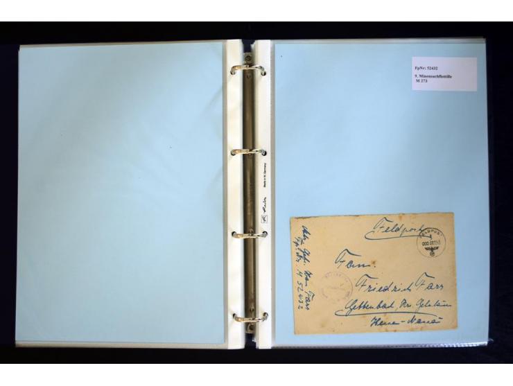 1920/1944, umfangreiche Sammlung "Marine-Schiffspost" mit über 100 Briefen und Karten mit entsprechenden Schiffspost-Stempeln