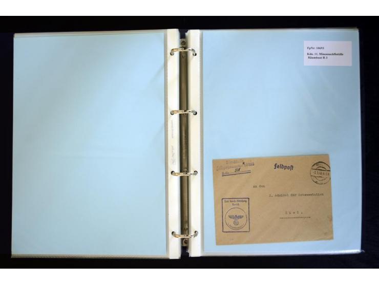 1920/1944, umfangreiche Sammlung "Marine-Schiffspost" mit über 100 Briefen und Karten mit entsprechenden Schiffspost-Stempeln