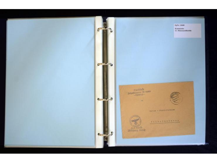 1920/1944, umfangreiche Sammlung "Marine-Schiffspost" mit über 100 Briefen und Karten mit entsprechenden Schiffspost-Stempeln