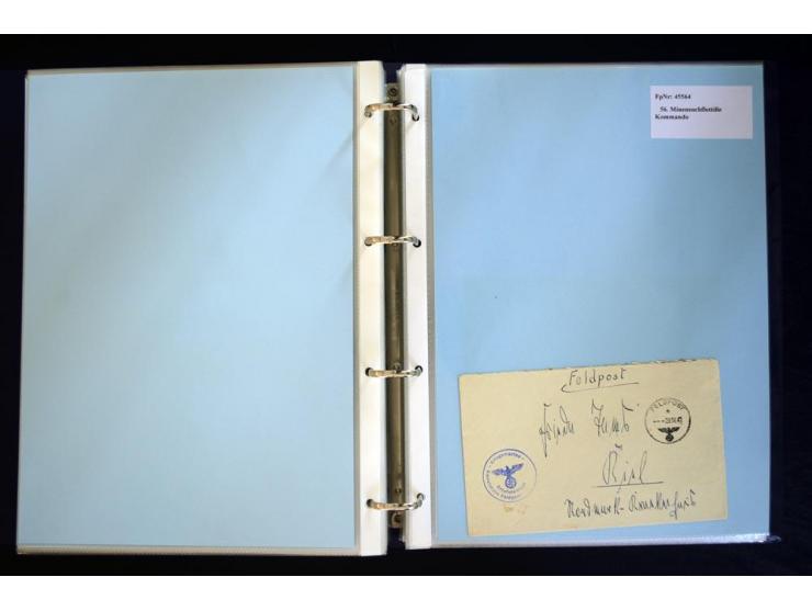 1920/1944, umfangreiche Sammlung "Marine-Schiffspost" mit über 100 Briefen und Karten mit entsprechenden Schiffspost-Stempeln