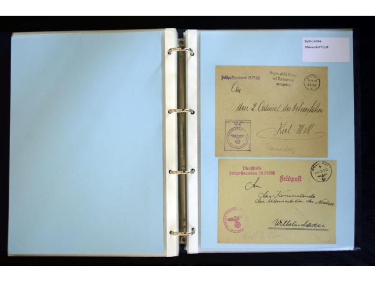 1920/1944, umfangreiche Sammlung "Marine-Schiffspost" mit über 100 Briefen und Karten mit entsprechenden Schiffspost-Stempeln