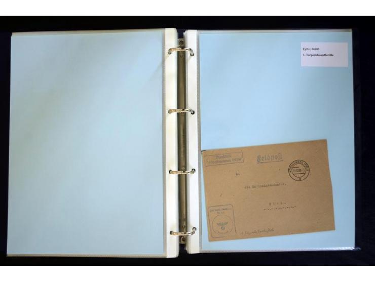 1920/1944, umfangreiche Sammlung "Marine-Schiffspost" mit über 100 Briefen und Karten mit entsprechenden Schiffspost-Stempeln