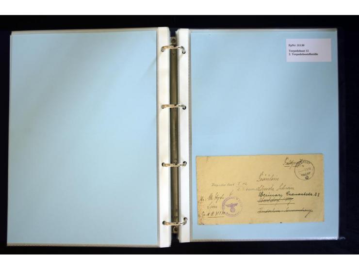 1920/1944, umfangreiche Sammlung "Marine-Schiffspost" mit über 100 Briefen und Karten mit entsprechenden Schiffspost-Stempeln