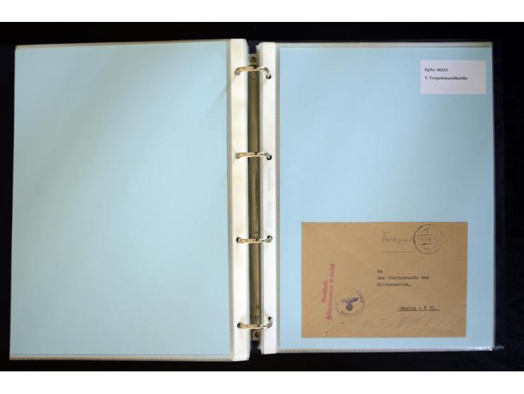 1920/1944, umfangreiche Sammlung "Marine-Schiffspost" mit über 100 Briefen und Karten mit entsprechenden Schiffspost-Stempeln