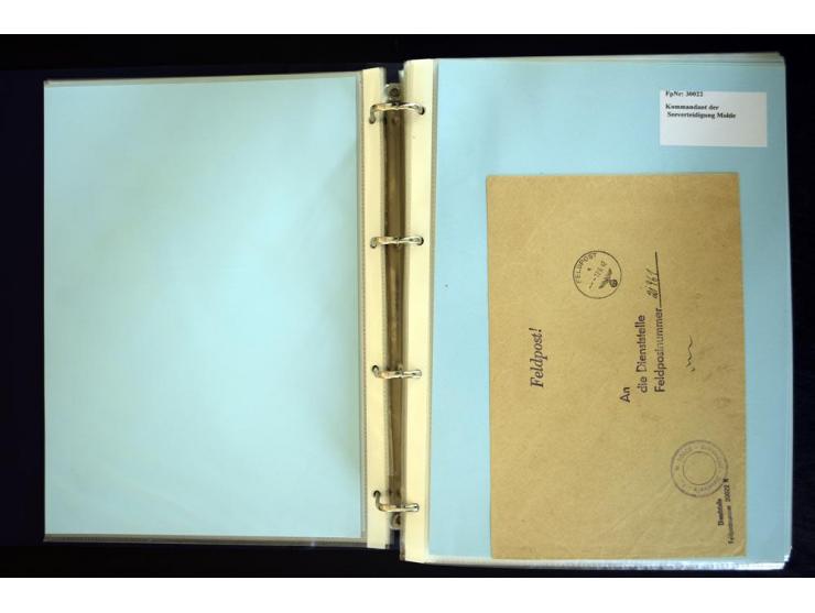 1920/1944, umfangreiche Sammlung "Marine-Schiffspost" mit über 100 Briefen und Karten mit entsprechenden Schiffspost-Stempeln