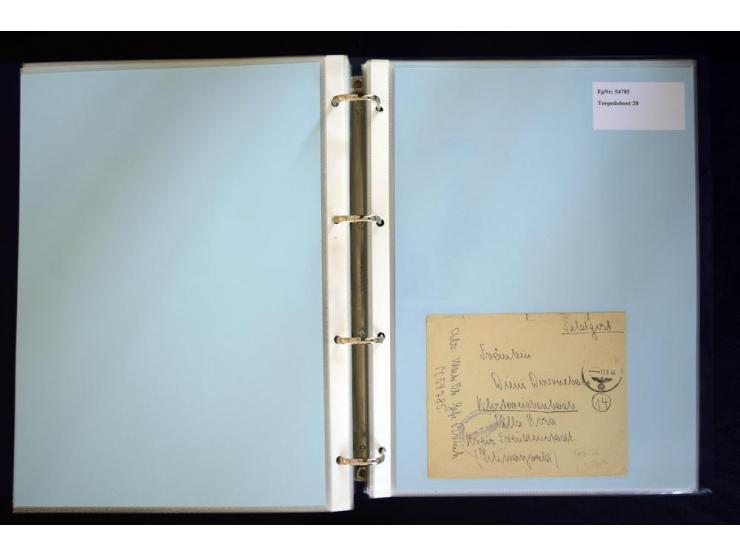 1920/1944, umfangreiche Sammlung "Marine-Schiffspost" mit über 100 Briefen und Karten mit entsprechenden Schiffspost-Stempeln