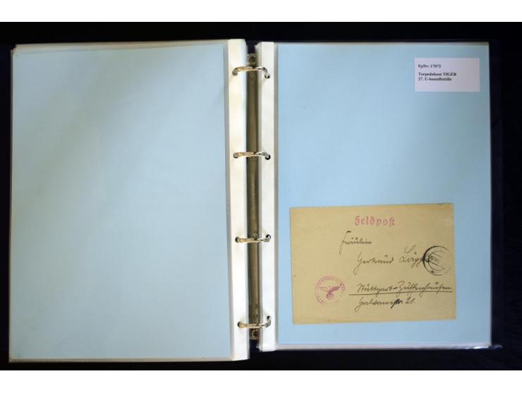 1920/1944, umfangreiche Sammlung "Marine-Schiffspost" mit über 100 Briefen und Karten mit entsprechenden Schiffspost-Stempeln