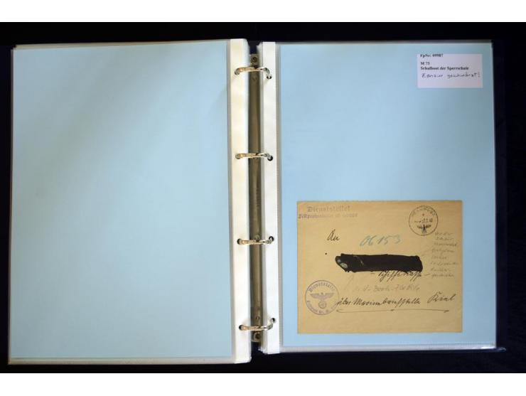 1920/1944, umfangreiche Sammlung "Marine-Schiffspost" mit über 100 Briefen und Karten mit entsprechenden Schiffspost-Stempeln
