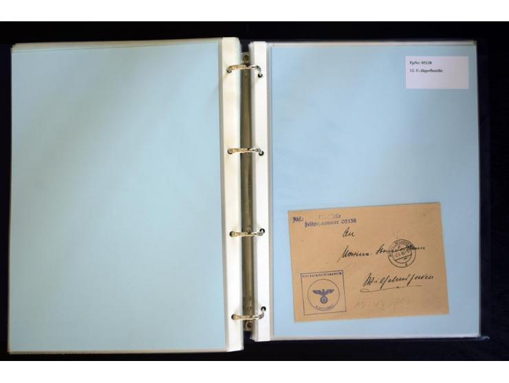 1920/1944, umfangreiche Sammlung "Marine-Schiffspost" mit über 100 Briefen und Karten mit entsprechenden Schiffspost-Stempeln