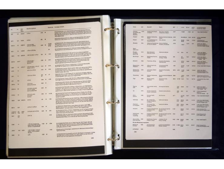 1920/1944, umfangreiche Sammlung "Marine-Schiffspost" mit über 100 Briefen und Karten mit entsprechenden Schiffspost-Stempeln