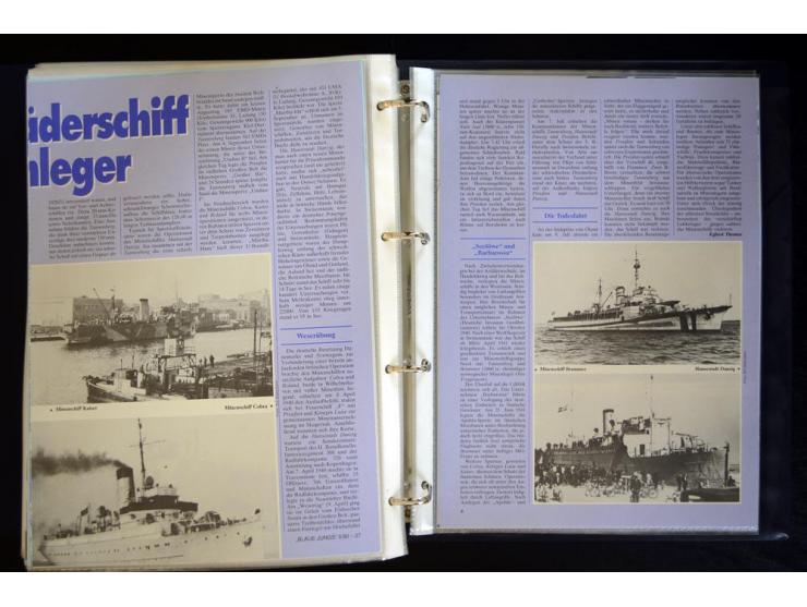 1920/1944, umfangreiche Sammlung "Marine-Schiffspost" mit über 100 Briefen und Karten mit entsprechenden Schiffspost-Stempeln