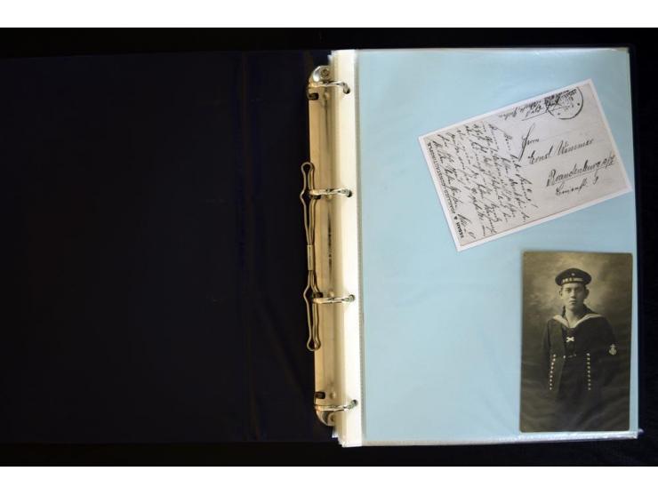 1920/1944, umfangreiche Sammlung "Marine-Schiffspost" mit über 100 Briefen und Karten mit entsprechenden Schiffspost-Stempeln