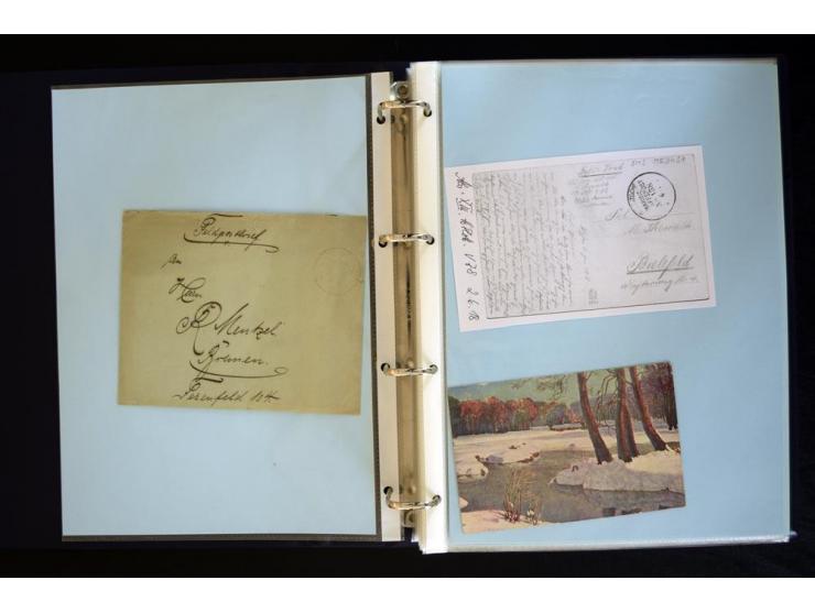 1920/1944, umfangreiche Sammlung "Marine-Schiffspost" mit über 100 Briefen und Karten mit entsprechenden Schiffspost-Stempeln