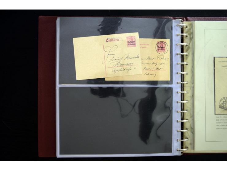 1914/1918, interessante Sammlung inkl. Etappe West mit über 210 Briefen, Karten und Ganzsachen, dabei viele verschiedene Stem