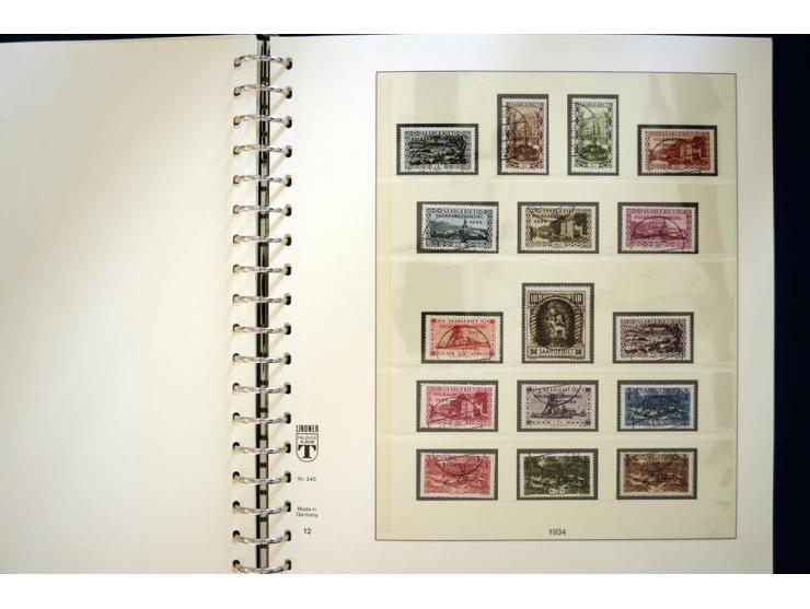 1920/59, gestempelte Sammlung mit u.a. Mi.-Nr. 16 (Fotobefund H. Ney BPP), 18-31 sign. Burger BPP, 151-57 (Fotoattest Ney BPP