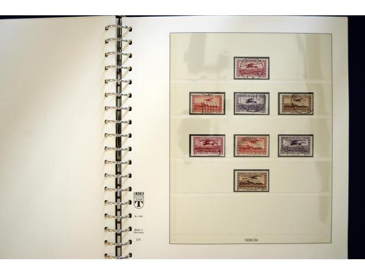 1920/59, gestempelte Sammlung mit u.a. Mi.-Nr. 16 (Fotobefund H. Ney BPP), 18-31 sign. Burger BPP, 151-57 (Fotoattest Ney BPP