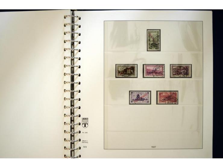 1920/59, gestempelte Sammlung mit u.a. Mi.-Nr. 16 (Fotobefund H. Ney BPP), 18-31 sign. Burger BPP, 151-57 (Fotoattest Ney BPP