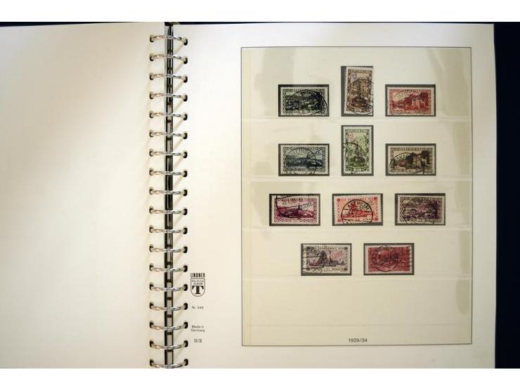 1920/59, gestempelte Sammlung mit u.a. Mi.-Nr. 16 (Fotobefund H. Ney BPP), 18-31 sign. Burger BPP, 151-57 (Fotoattest Ney BPP