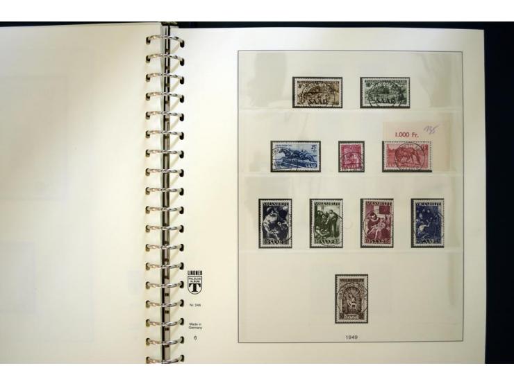 1920/59, gestempelte Sammlung mit u.a. Mi.-Nr. 16 (Fotobefund H. Ney BPP), 18-31 sign. Burger BPP, 151-57 (Fotoattest Ney BPP