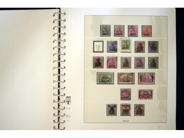 1920/59, gestempelte Sammlung mit u.a. Mi.-Nr. 16 (Fotobefund H. Ney BPP), 18-31 sign. Burger BPP, 151-57 (Fotoattest Ney BPP